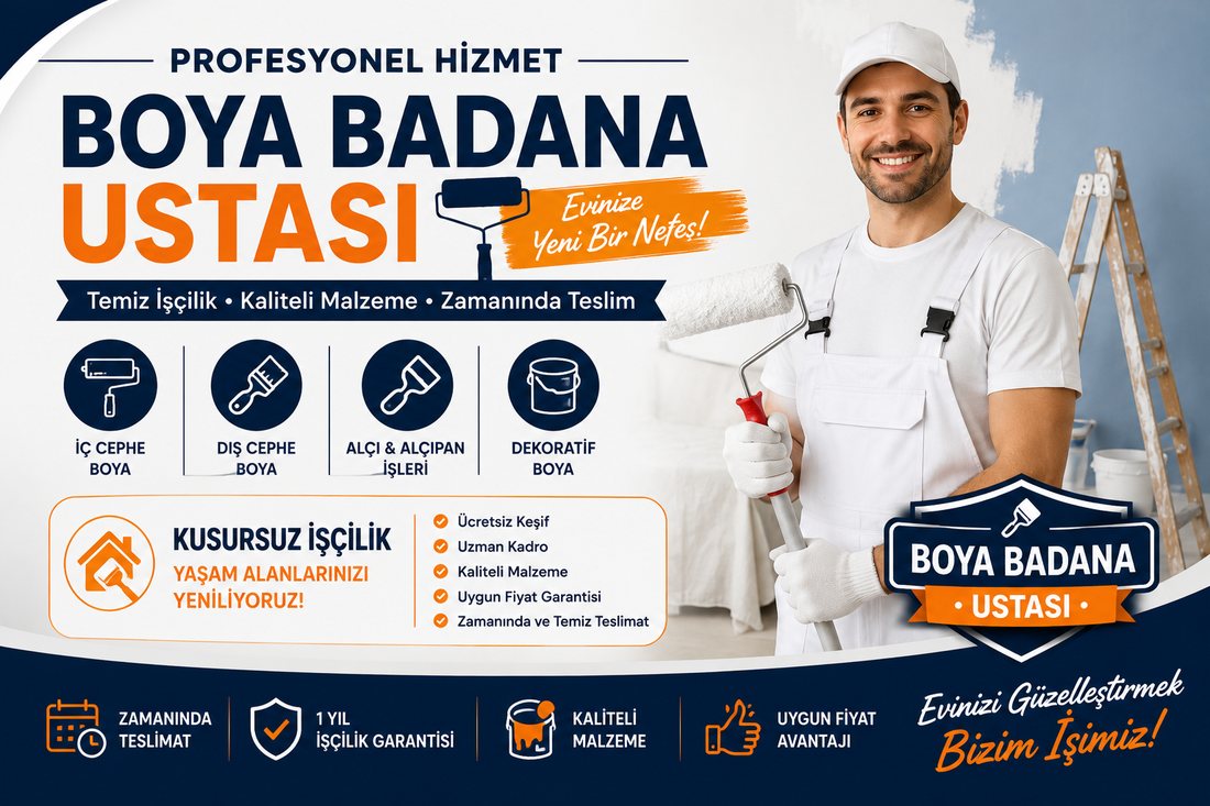 Yeni Foça boya badana ustası – profesyonel boyacı